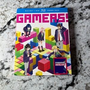 Gamers Complete Series Blu-Ray DVD English Dub/Sub Anime Slipcover Sleeve